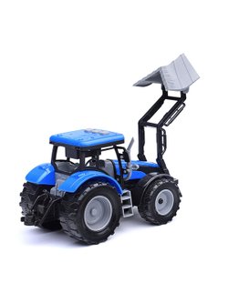 Игрушка Трактор с грейдером со светом и звуком синий (550-46J)