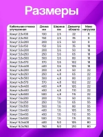 Стяжки пластиковые 7,6*400 мм, хомуты нейлоновые чёрные, 100 штук, кабельные, стяжка для проводов, хомут для монтажа проводки, нагрузка до 55 кг.