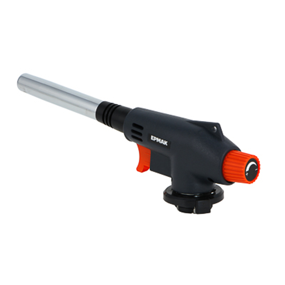 Горелка газовая с пьезоподжигом ЕРМАК узкое сопло 20*6*4см (80шт/кор)