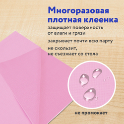 Набор для уроков труда ЮНЛАНДИЯ, клеенка ПВХ, накидка фартук с нарукавниками, "Neon unicorn", 270197