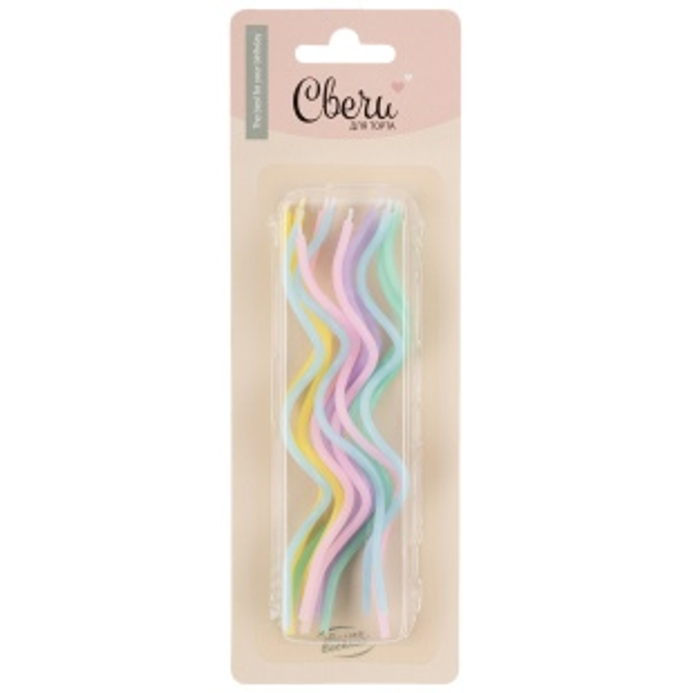 Свечи Коктейльные, Тонкие спирали