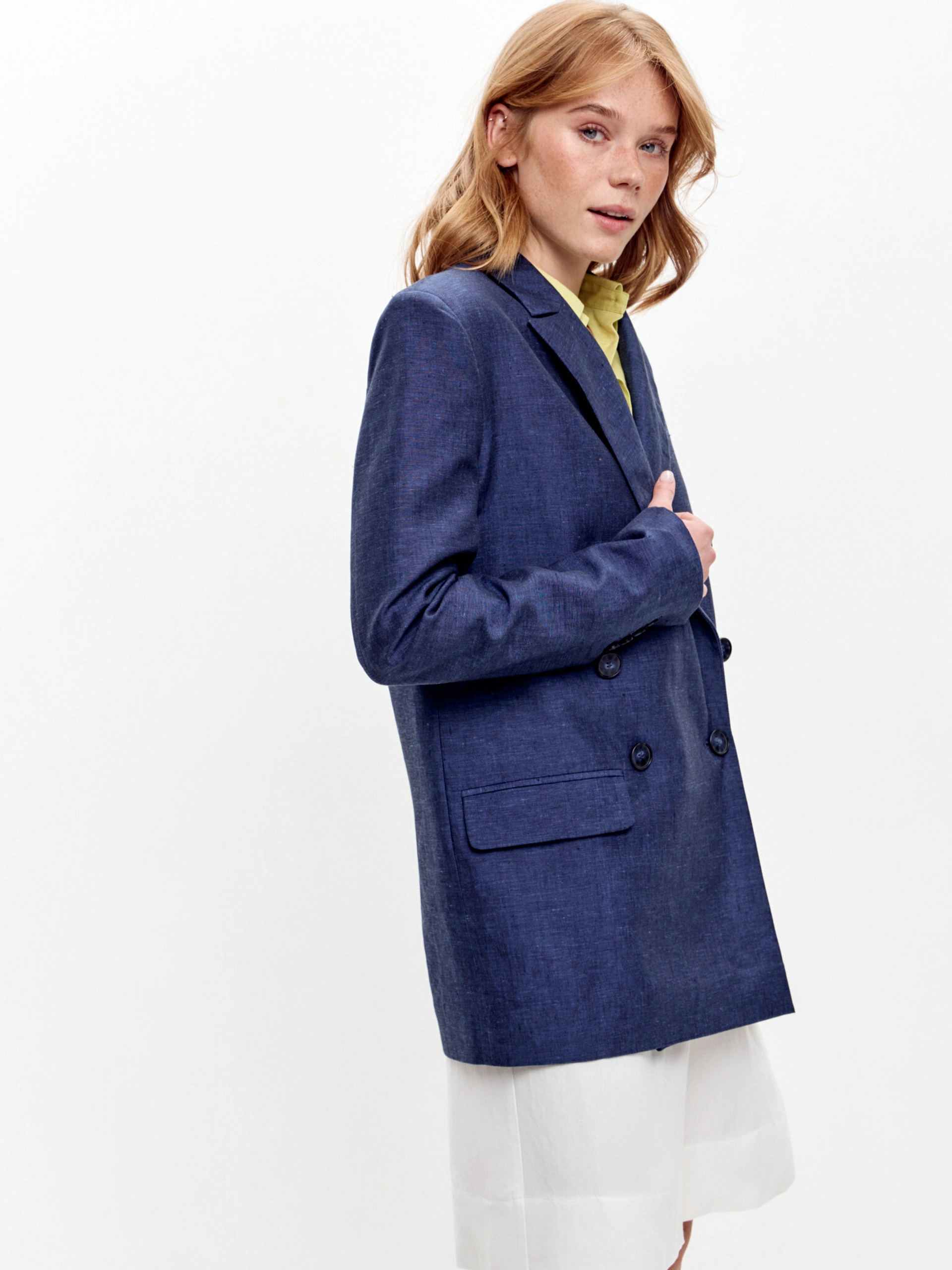 Льняной жакет