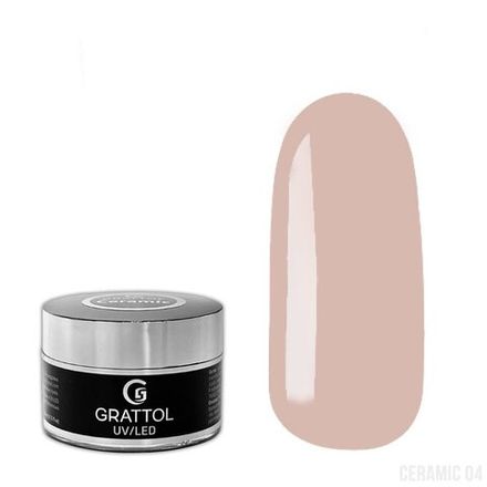 Grattol Camouflage Gel Ceramic 04 - Гель камуфлирующий, 15 мл