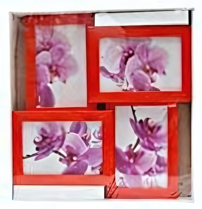 Мультирамка деревянная 4 фото 10*15см.