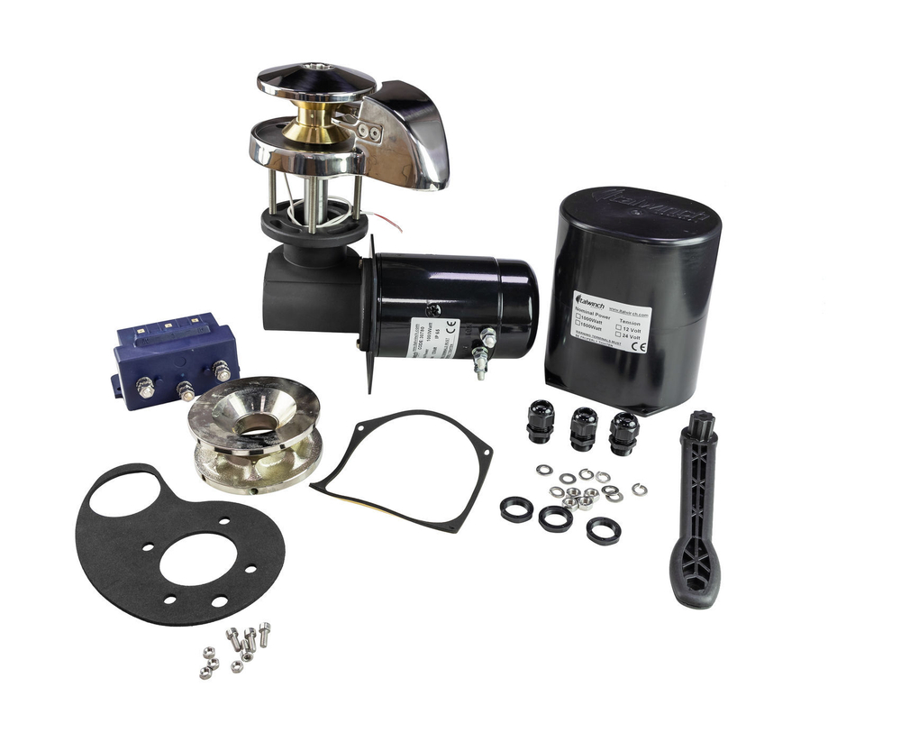 Лебедка якорная Italwinch SMART PLUS без барабана, 1000Вт, 12В, цепь 6мм