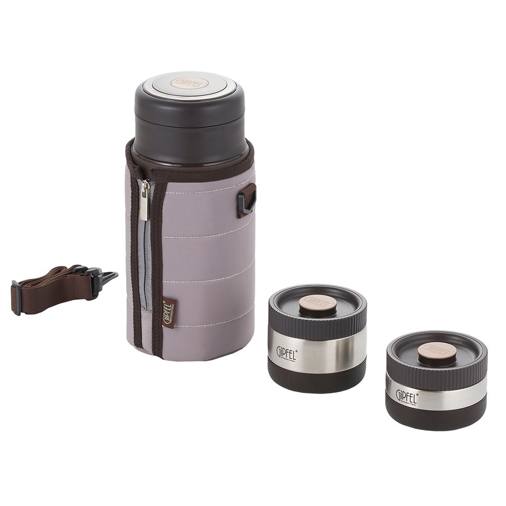 Набор контейнеров с вакуумным термосом Gipfel Kloss 8212 1 л