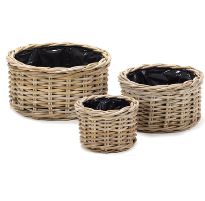 Корзина-кашпо овальная без ручек