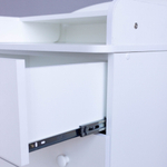 Комод детский "Колибри" (бел/гик)