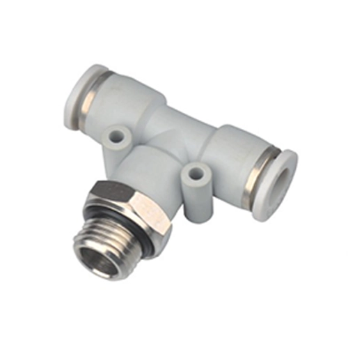 QST-M5-4 Тройник цанговый с резьбой Т образный