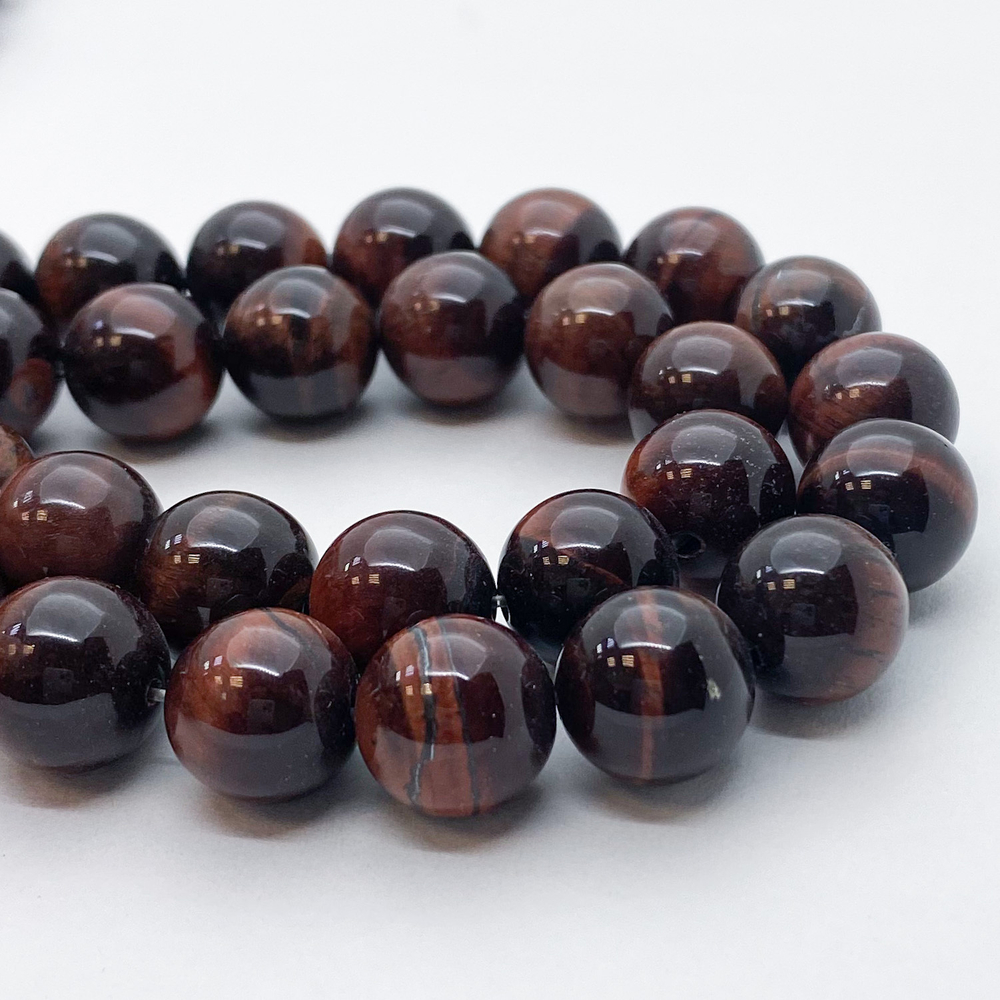 Бусины Бычий глаз, диаметр 12,2-12,4 мм, цена за 8 шт (1/4 нити)