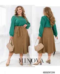 Юбка 2394-светло-коричневый Minova
