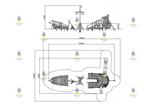 Игровой комплекс «Пиратский корабль»