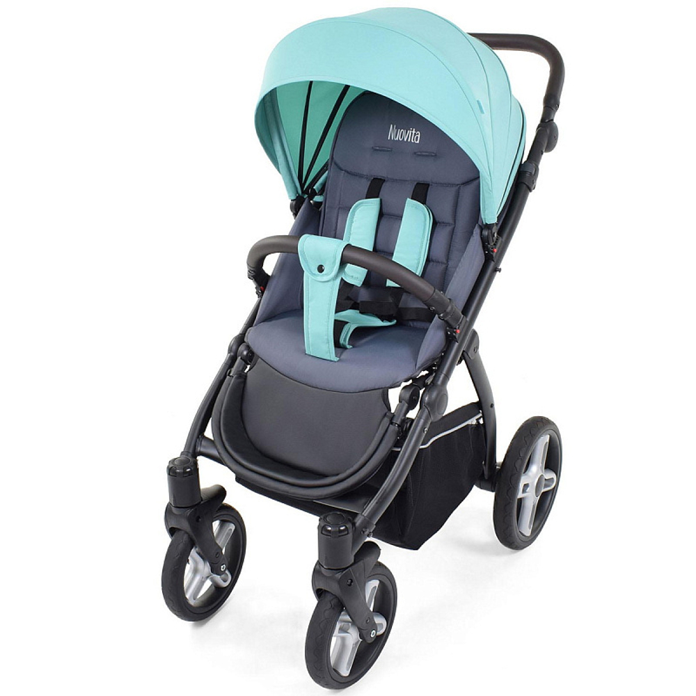 Прогулочная коляска Nuovita Modo Terreno Turchese grigio / Бирюзово-серый