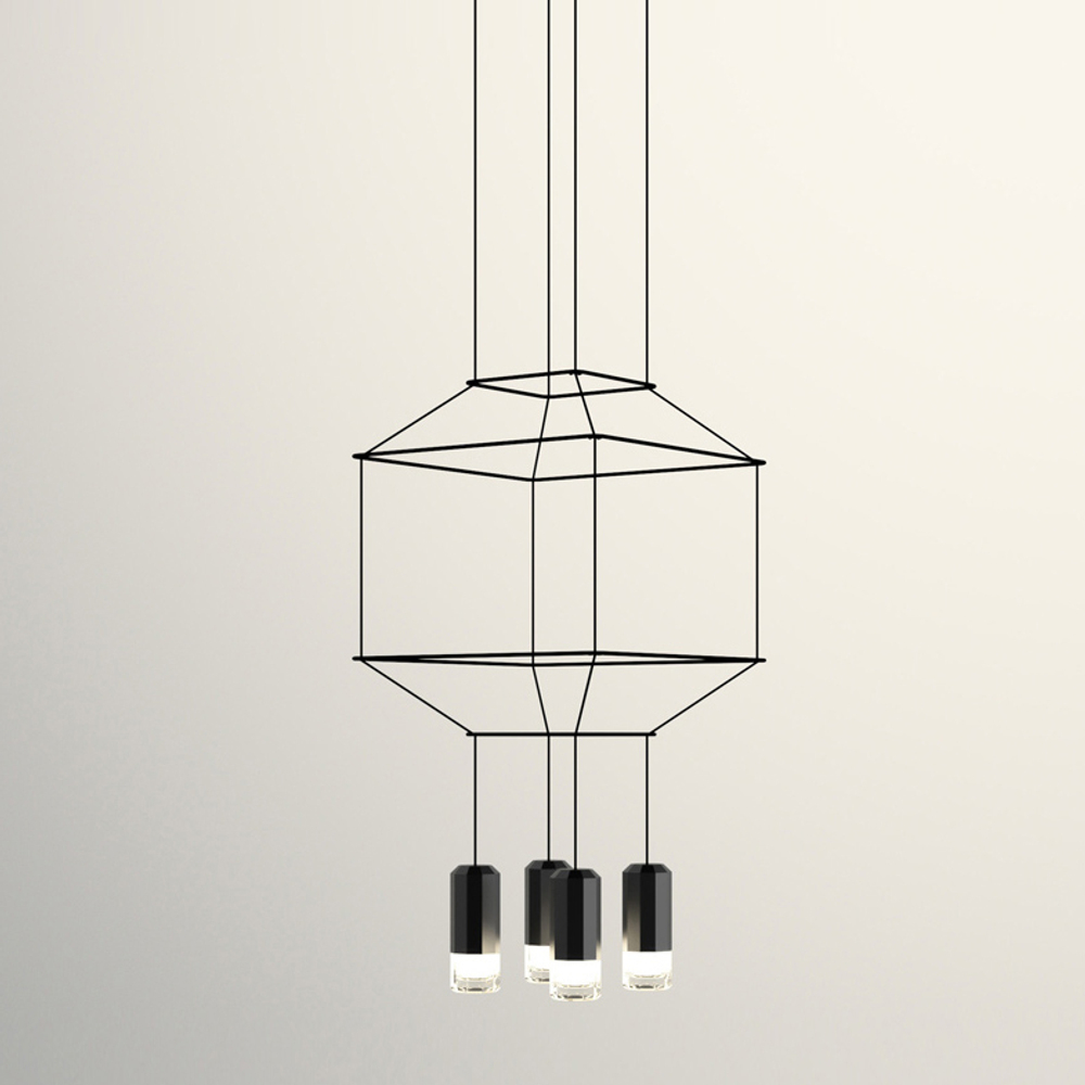 Pendant design lamp  Wireflow 0309 by Vibia