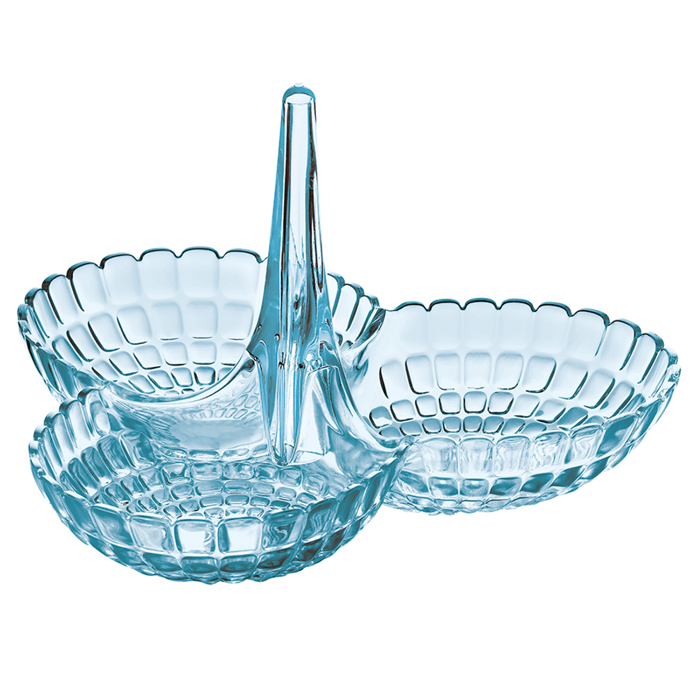 Менажница Tiffany голубая Guzzini