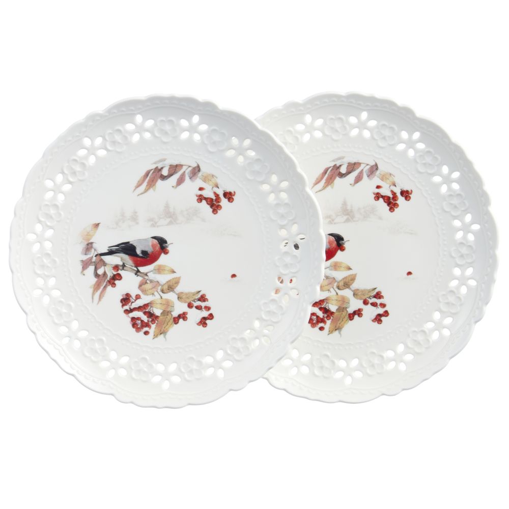НАБОР ТАРЕЛОК ЗАКУСОЧНЫХ LEFARD "FOREST TALE" 20,5 СМ (КОР=18НАБ.)