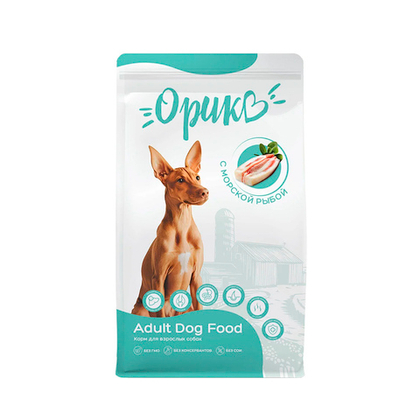 Cухой корм для взрослых собак всех пород с морской рыбой Орико