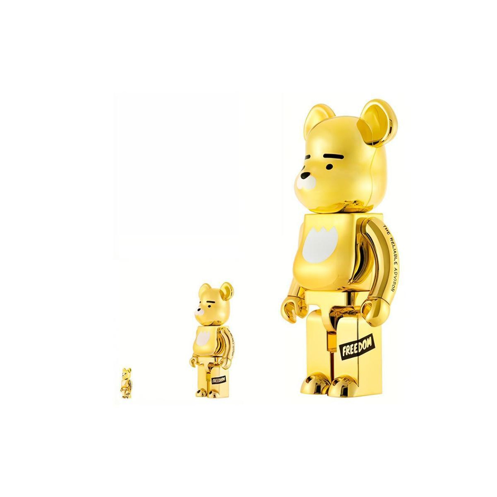 Дизайнерские игрушки BE@RBRICK x KAKAO FRIENDS 1000%400%100% ryan, bb-ryan