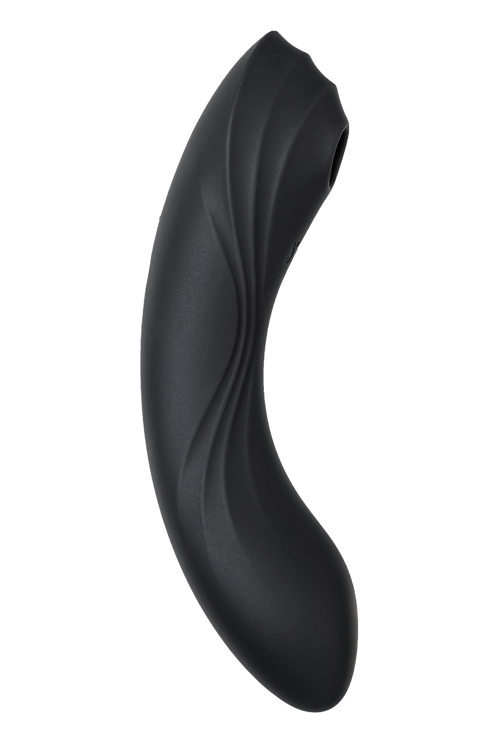 Вакуум-волновой бесконтактный стимулятор клитора Satisfyer Curvy Trinity 4, силикон, чёрный