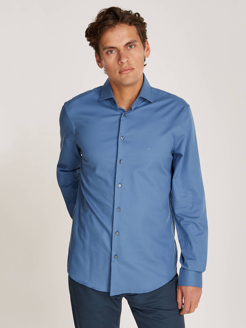Рубашка Calvin Klein - голубой(K10K113546)