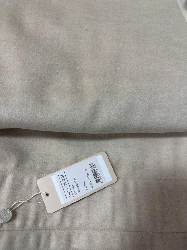 Готовый комплект штор из 100% кашемира (GOBI) (146х270 см.)х2 шт. - бежевые ЭКСКЛЮЗИВ 2025!