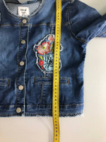 Куртка Sela джинсовая укороченная, на 10/11 лет