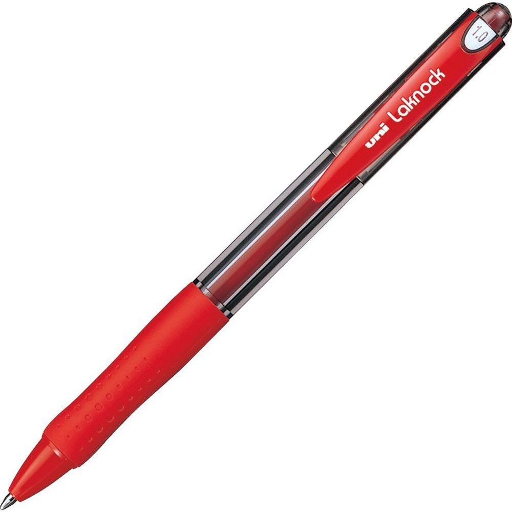 Шариковая ручка Uni Laknock (1,0 мм, красная)