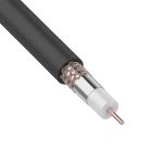 Кабель коаксиальный RG-6U, 75Ом, Cu/Al/Cu, 75%, 100м, INDOOR, белый REXANT
