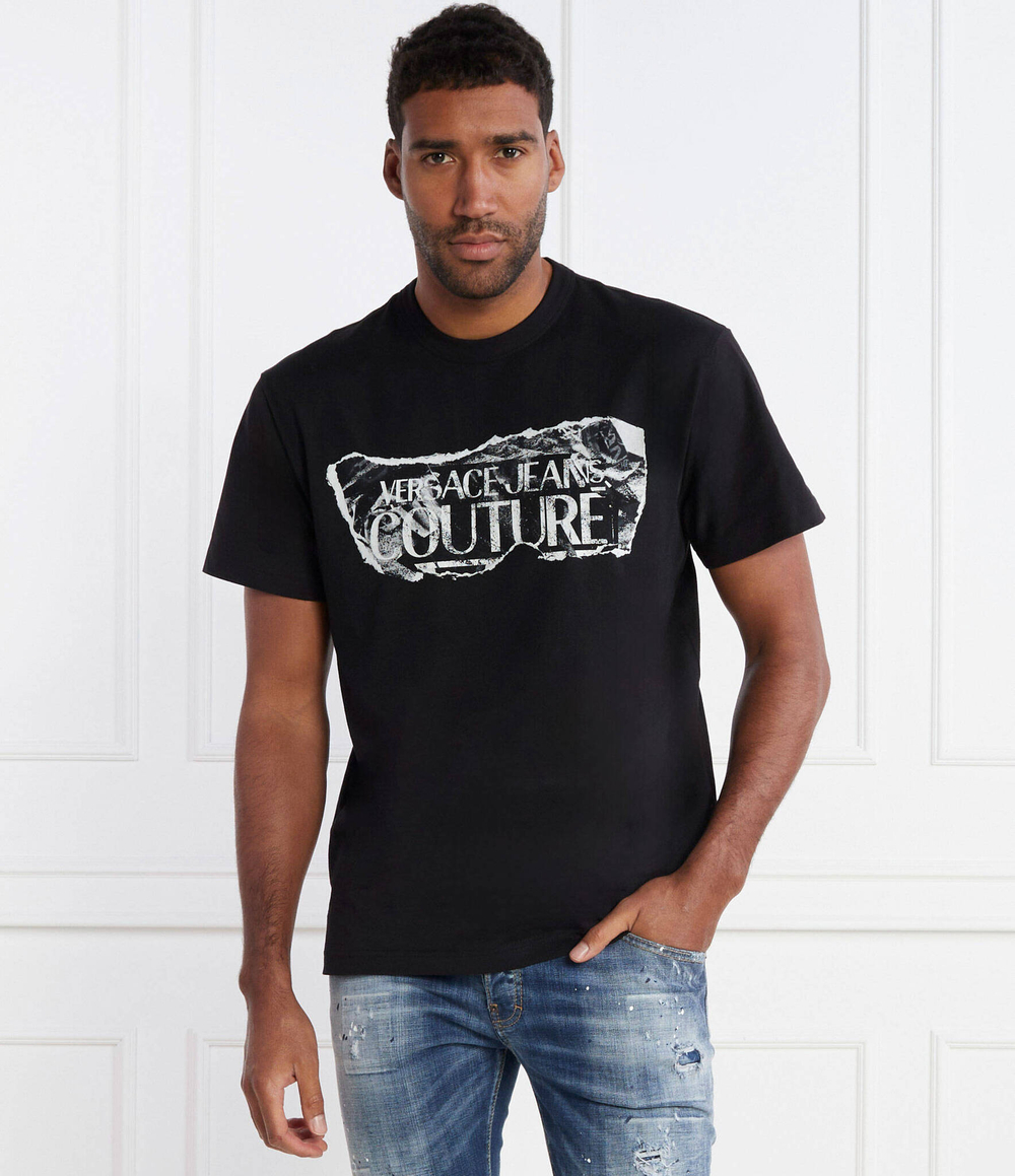 Футболка Versace Jeans Couture - черный(76GAHE03CJ00E)