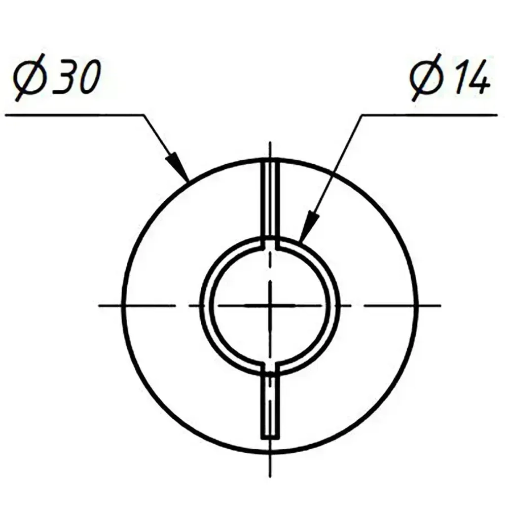 Разрезная муфта LTC-30-35-12-14