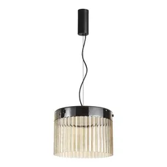 5047/24L L-VISION ODL24 000 черный/светл.янтарный/металл/стекло Подвес LED 24W 4000К 2715Лм PILLARI