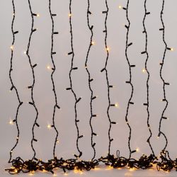 Гирлянда ЭРА ERAPS-Z светодиодная новогодняя занавес 2*3 м желтая 600 LED