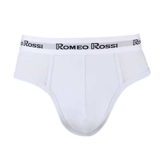 Мужские трусы брифы белые Romeo Rossi RR367-1