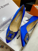 Женские Туфли-лодочки Manolo Blahnik в синем цвете