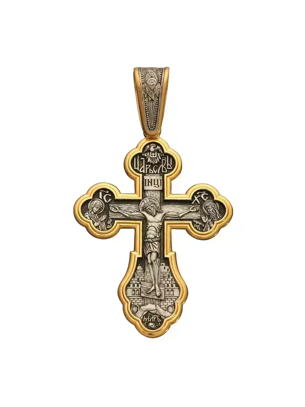 Крест из серебра/Позолота