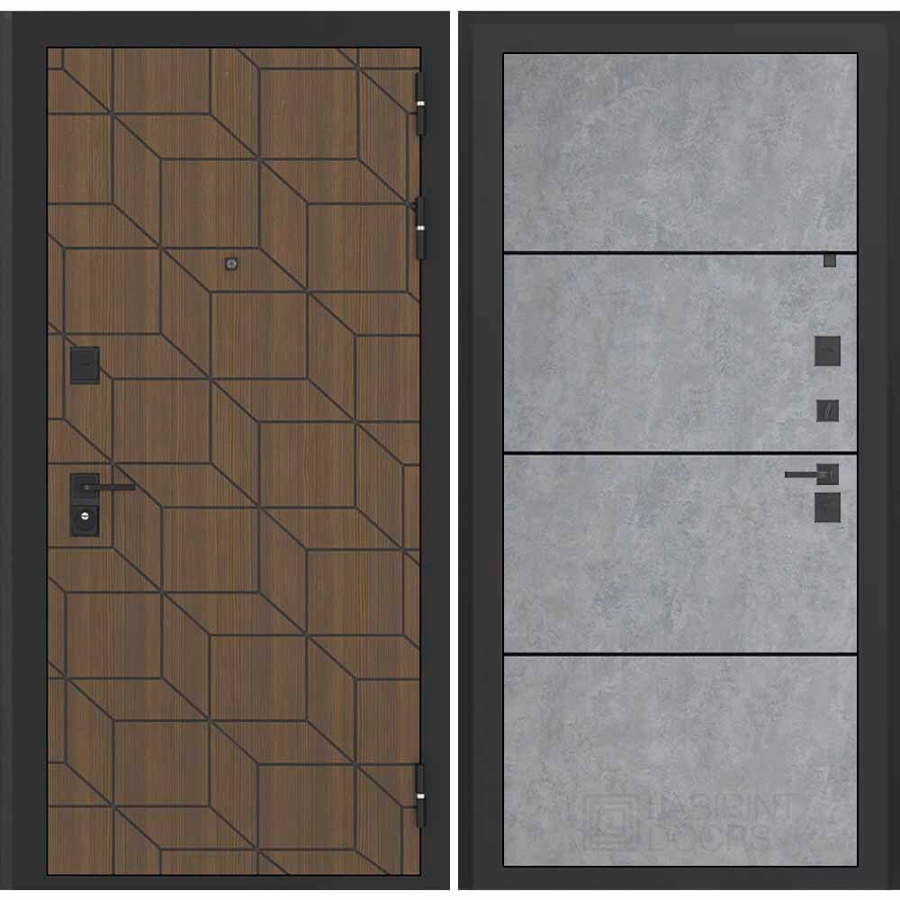 Дверь Входная Бункер BN-03 25 Бетон светлый