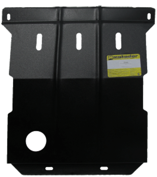 Усиленная защита Motodor картера двигателя, переднего дифференциала. 2 мм, сталь. для Nissan Terrano 1996-1999,Nissan Terrano 1986-1993,Nissan Datsun D21 1986-1996 арт.01410