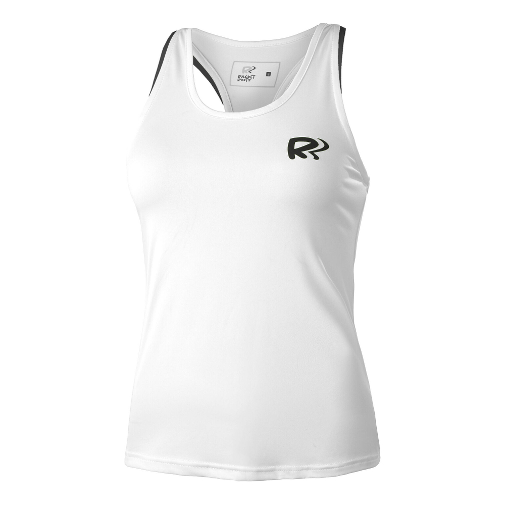 Женская теннисная майка Racket Roots Teamline Tank Top Women - White