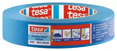 Малярная лента для чётких линий окраски tesa® 4440, синяя