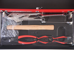 Набор инструментов 66 предметов в переносном инструментальном ящике (3 лотка) JTC