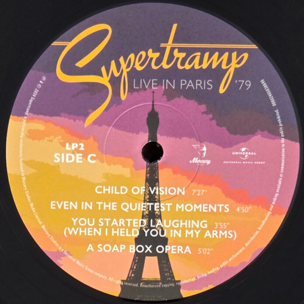 Supertramp / Live In Paris '79 (3LP)