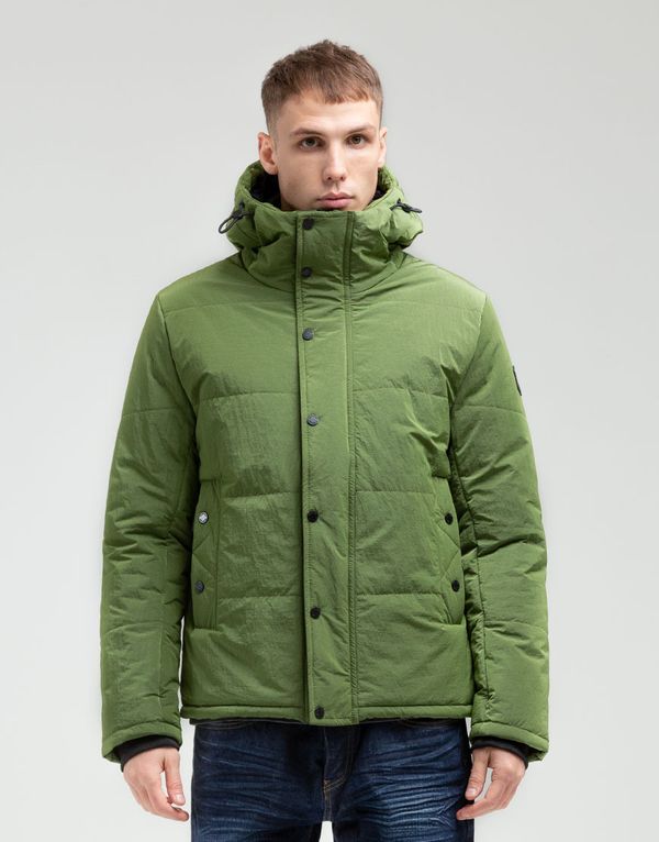 Куртка We Don’t Care Short Puffer Jacket Olive - фото 1