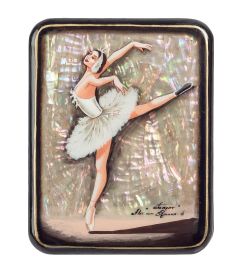 Народные промыслы ШК-55/ 20-B Шкатулка «Балет» исп.Земина