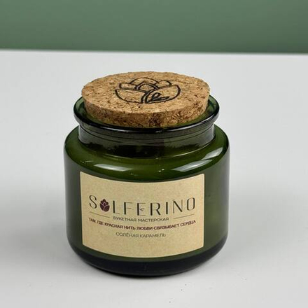 Ароматизированная свеча в стекле "Соленая карамель"