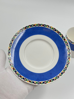 Кофейная пара синяя Yves Saint Laurent by Yamaka