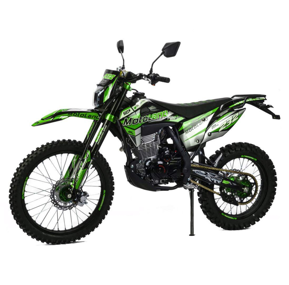 Кроссовый мотоцикл Motoland XT300 HS 175FMM (PR5) ПТС зеленый 21/18