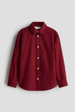 H&M Рубашка из хлопка, красный