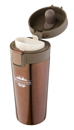 Термокружка Biostal Crosstown (0,4 литра), шоколадная