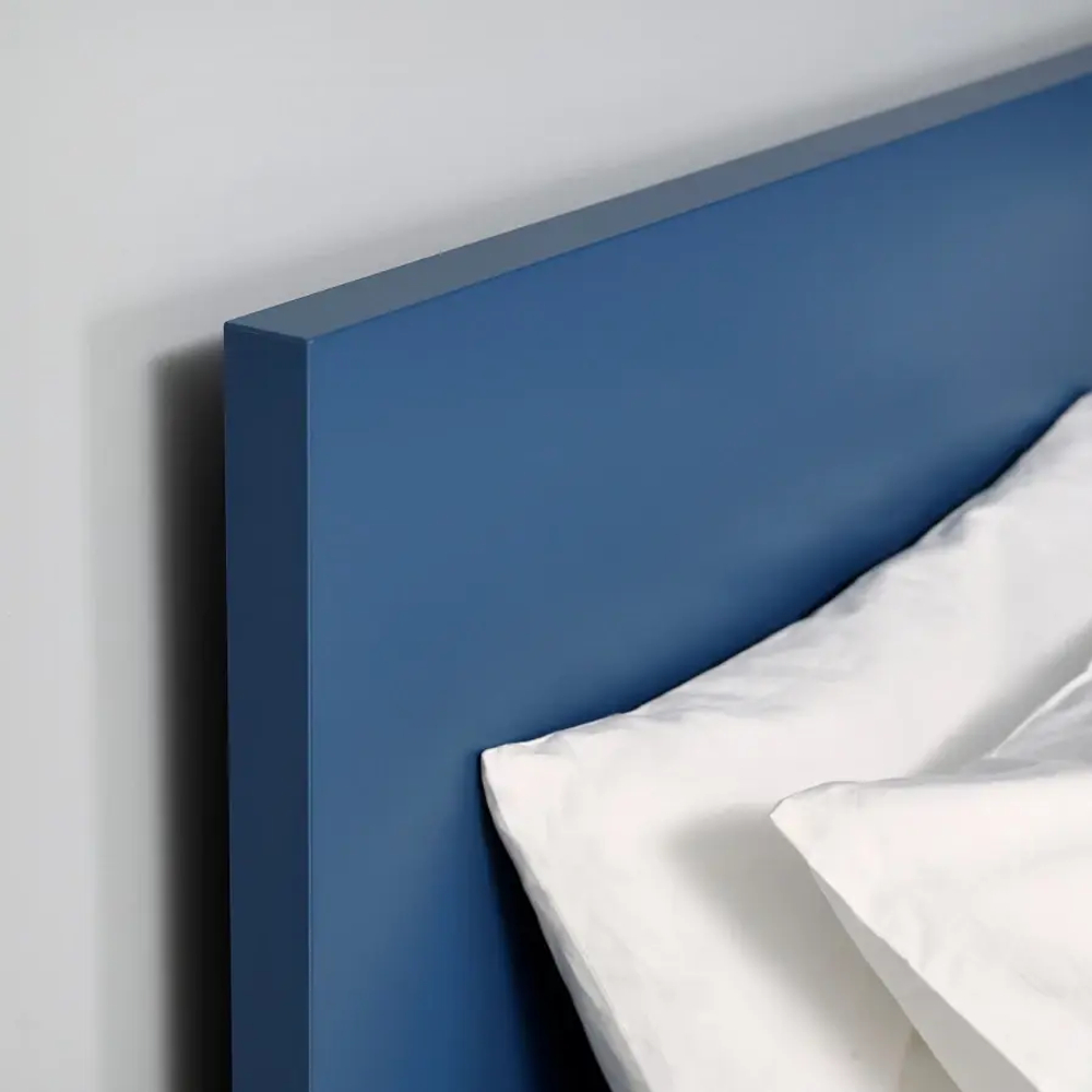 Каркас кровати с 2 ящиками - IKEA MALM/МАЛЬМ ИКЕА, 176x200 см, синий