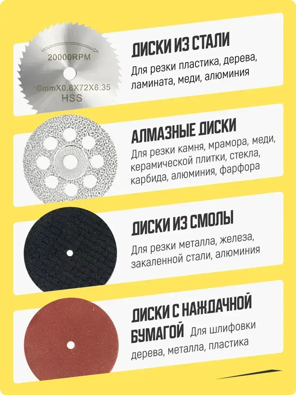 Насадки для гравера , набор 41 шт